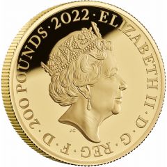 200 Pounds - Elizabeth II The Rolling Stones, Gold Proof