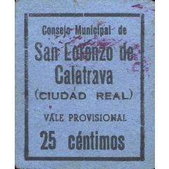 25 Céntimos San Lorenzo de Calatrava