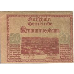 20 Heller Krummnussbaum.