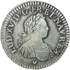 1/8 Écu aux Huit L - Louis XV