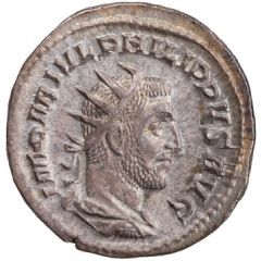 Antoninianus - Philippus I AEQVITAS AVGG, Aequitas
