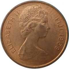 1 Cent - Elizabeth II 2nd portrait