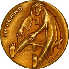 Art medal - The Four Seasons Winter