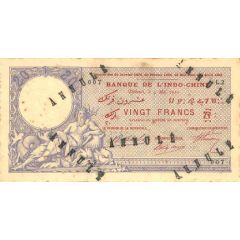 20 Francs With decrees