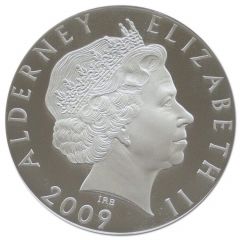 5 Pounds - Elizabeth II H.M.S. Revenge, 4th Portrait Silver Proof