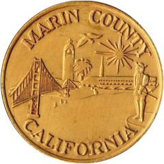 Medal - American Revolution Bicentennial Marin County, California