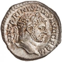 Denarius - Caracalla VIC PART P M TR P XX COS IIII P P, Victory