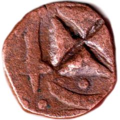 1 Paisa - Shah Alam II Mughal Style