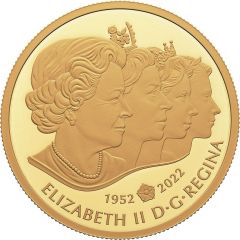250 Dollar - Elizabeth II, Tribute obverse Imperial State Crown