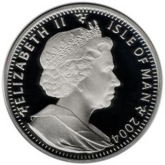 1 Crown - Elizabeth II Euro 2004 Portugal - Mascot, Silver Proof