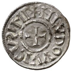 Denier - Louis I Barcelona mint
