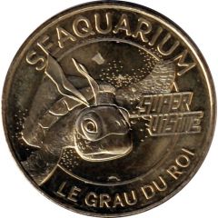 Jeton touristique - Monnaie de Paris - Seaquarium - Le Grau du roi