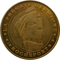 Tourist token - Monnaie de Paris - Rochefort - La Frégate Hermione