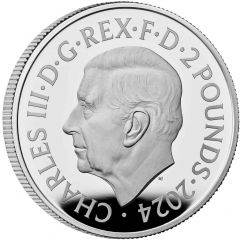 2 Pounds - Charles III George Michael, Silver Proof