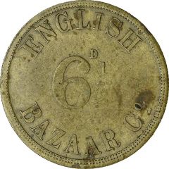 61/2 Pence English Bazaar Company, Jersey
