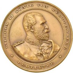 Exhibition for electrical engineering and applied arts in Stuttgart - Wilhelm II