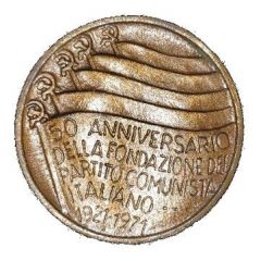 Medal - 50th Anniversary of the Italian Communist Party Foundation