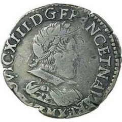 1/4 Franc - Louis XIII Toulouse and Montpellier mints