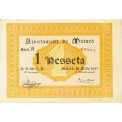 1 Peseta Mataró