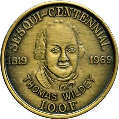 Medal - Thomas Wildey Independent Order of Odd Fellows