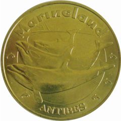 Monnaie de Paris Tourist Token - Antibes Marineland - Les orques - 5 dauphins