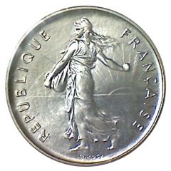 5 Francs Semeuse Piéfort Nickel