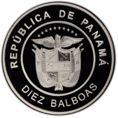 10 Balboas Panamanian Red Cross