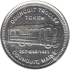 50 Cents Trolley Token Ogunquit, Maine