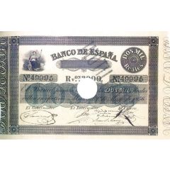 2000 Reales de Vellón Banco de España