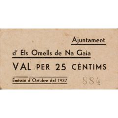 25 Céntimos Els Omells de na Gaia