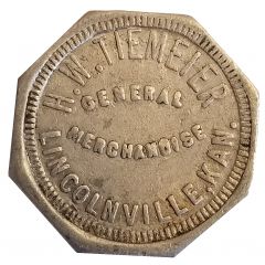 10 Cents - H. W. Tiemeier General Merchandise Lincolnville, Kansas