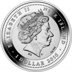 1 Dollar - Elizabeth II European Football Championship in France