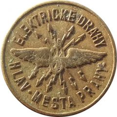 Token - 20 Haleru - Elektrické Dráhy Prague
