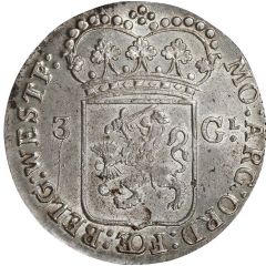 3 Gulden - Batavian Republic West Friesland