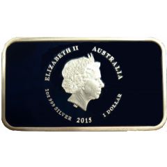 1 Dollar - Elizabeth II 4th Portrait - ... I love her jewel sea