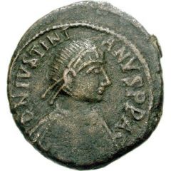 40 Nummi - Justinian I Constantine in Numidia, Bust Right