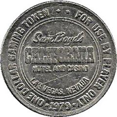 1 Dollar Gaming Token - Sam Boyd`s California Hotel and Casino Las Vegas, Nevada