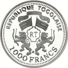 1000 Francs CFA Lion
