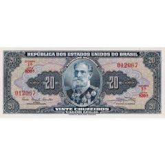 20 Cruzeiros Thesouro Nacional, 1st print, `Valor Legal`