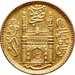 1/2 Ashrafi - Mir Usman Ali Khan