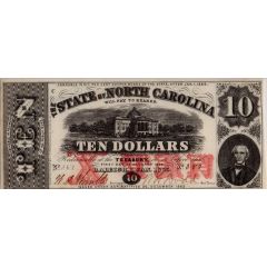 10 Dollars State of North Carolina