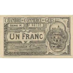 1 Franc - Chambre de Commerce du Gers [32]