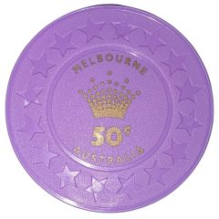 Token/Chip - 50 Cents Crown Melbourne Casino Chip