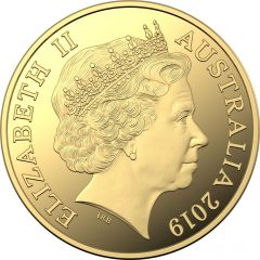 100 Dollars - Elizabeth II 4th Portrait - Moon Landing - Gold Bullion Coin