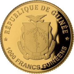 1000 Francs Guinéens Chimpanzee