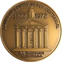 Token - Sesquicentennial Davidson County, North Carolina