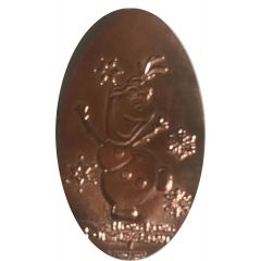 Elongated Coin - Olaf Hong Kong Disneyland