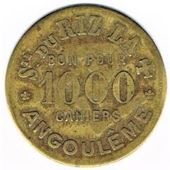 1000 cahiers bon pour Angoulême Société du Rix la +