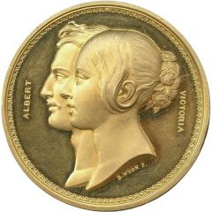 Medal - Victoria Royal Wedding, gold