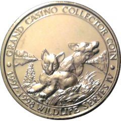 Grand Casino Collector Coin Wolf Pups